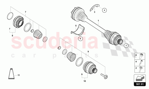 Part Diagram for Lamborghini 4M0501204R