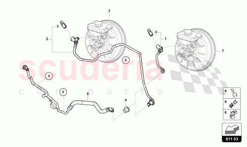 Part Diagram for Lamborghini 4M2611931H