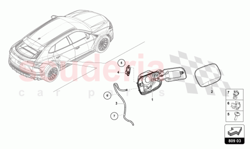 Part Diagram for Lamborghini 8V0862153B