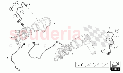 Part Diagram for Lamborghini 0P2906265AD