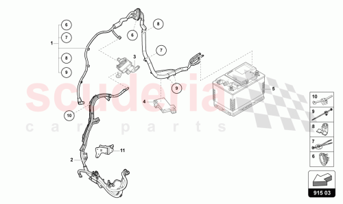 Part Diagram for Lamborghini 9Y0971228G