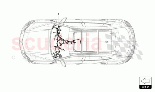 Part Diagram for Lamborghini 4MM970101