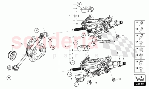 Part Diagram for Lamborghini 4M2419506Q