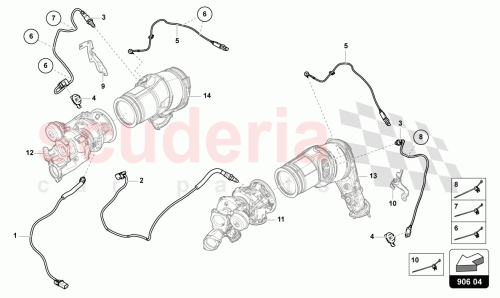 Part Diagram for Lamborghini 4N0919529B