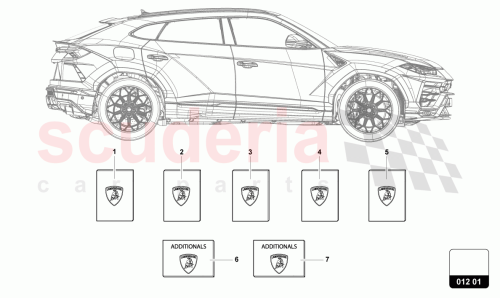Part Diagram for Lamborghini 4ML012775GE