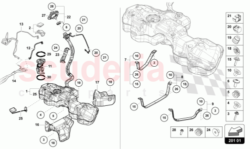 Part Diagram for Lamborghini 4ML298121