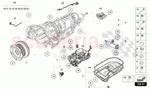 Part Diagram for Lamborghini 4ML927158D