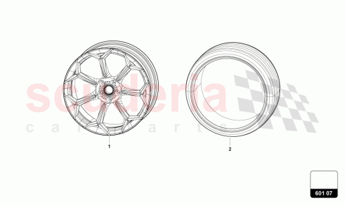 Part Diagram for Lamborghini 4ML601025BS