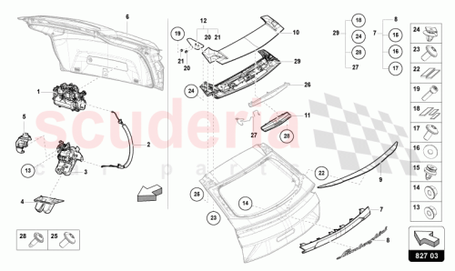 Part Diagram for Lamborghini 4ML827931B3FZ