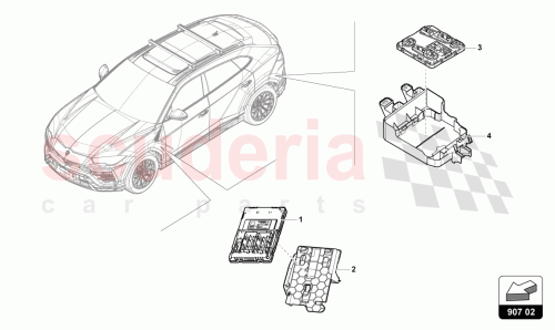 Part Diagram for Lamborghini 4N0907063NG