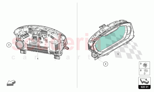 Part Diagram for Lamborghini 4ML920890L