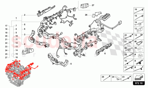 Part Diagram for Lamborghini 0P2971595FH