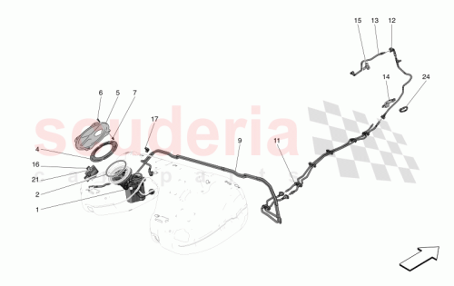 Part Diagram for Maserati 675001835
