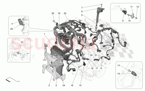 Part Diagram for Maserati 670054402