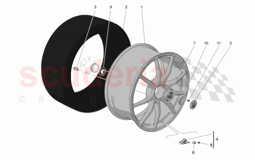 Part Diagram for Maserati 980240046