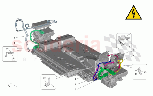 Part Diagram for Maserati 670213578