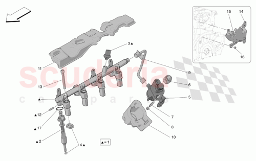 Part Diagram for Maserati 673016920