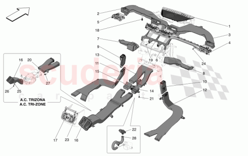 Part Diagram for Maserati 670178980