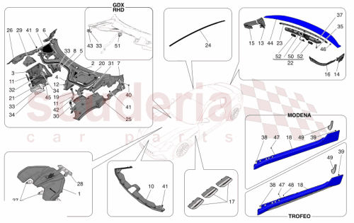 Part Diagram for Maserati 670168198