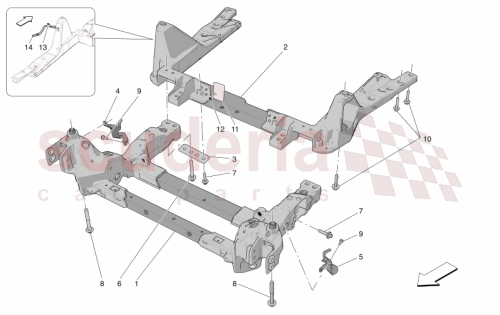 Part Diagram for Maserati 670182103