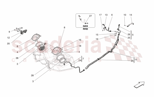 Part Diagram for Maserati 670213366