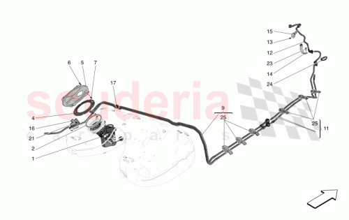 Part Diagram for Maserati 670156529