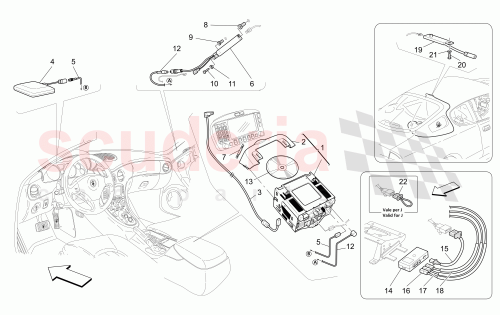 Part Diagram for Maserati 67693929