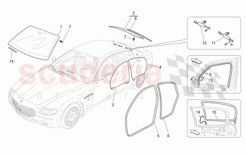 Part Diagram for Maserati 83744100
