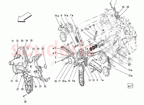 Part Diagram for Maserati 10589624
