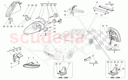 Part Diagram for Maserati 66490900