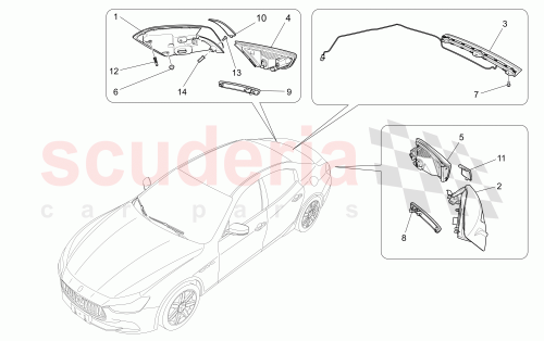 Part Diagram for Maserati 670031004
