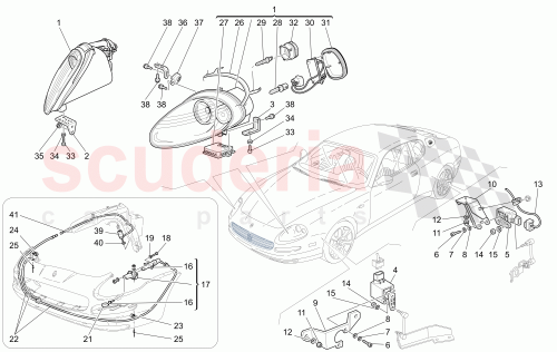 Part Diagram for Maserati 66371700