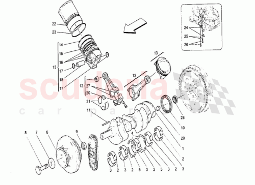 Part Diagram for Maserati 268163