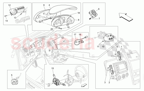 Part Diagram for Maserati 275781