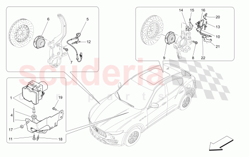 Part Diagram for Maserati 670104779