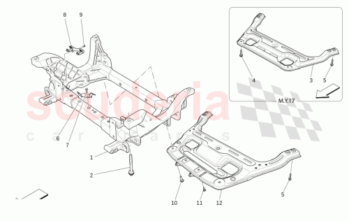 Part Diagram for Maserati 670102972