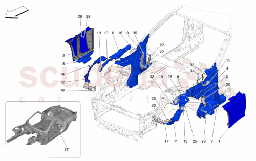 Part Diagram for Maserati 670306755