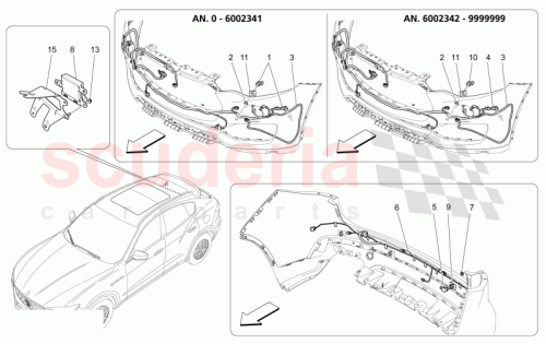 Part Diagram for Maserati 670105093
