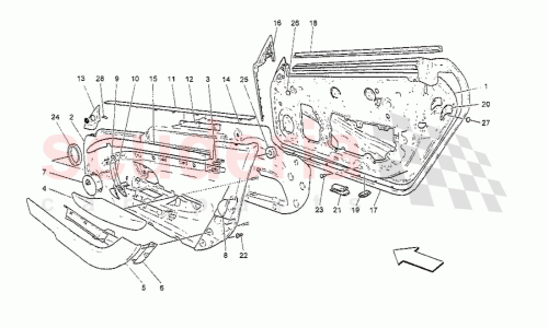 Part Diagram for Maserati 68247700