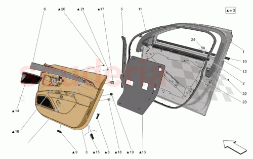 Part Diagram for Maserati 670167684