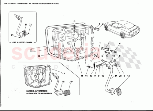 Part Diagram for Maserati 264555