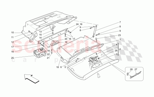 Part Diagram for Maserati 69801331