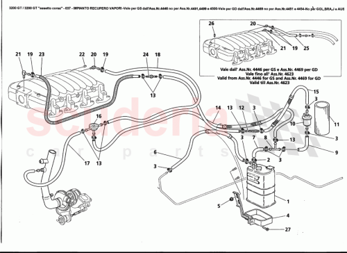 Part Diagram for Maserati 13125070