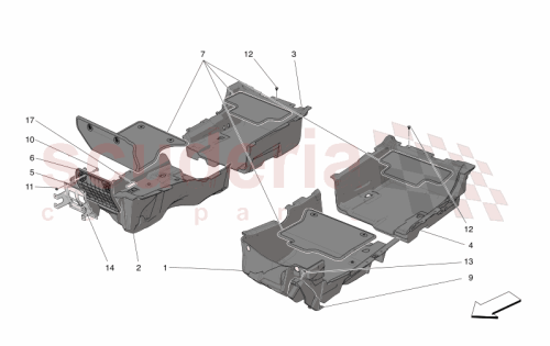 Part Diagram for Maserati 670292367