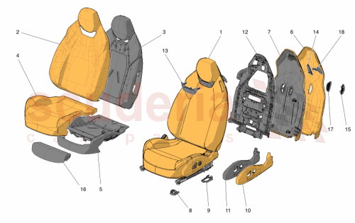 Part Diagram for Maserati 670225109