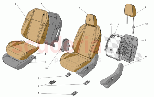 Part Diagram for Maserati 670197084