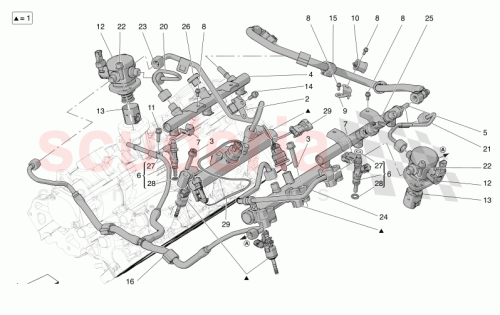 Part Diagram for Maserati 675001412