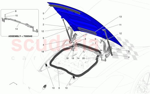 Part Diagram for Maserati 670353619