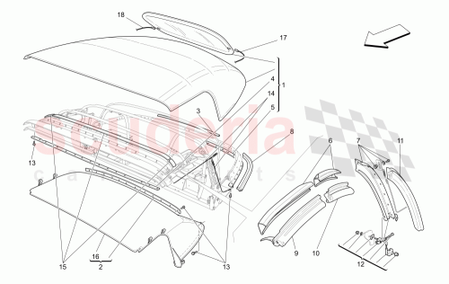 Part Diagram for Maserati 67519304