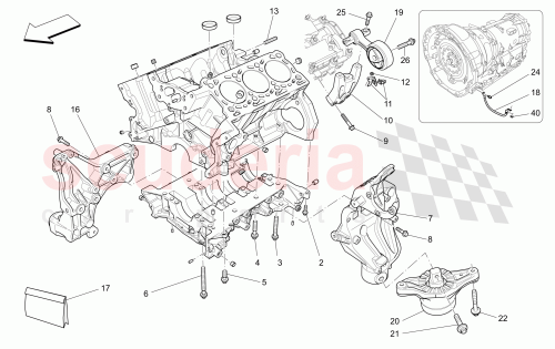 Part Diagram for Maserati 46328720